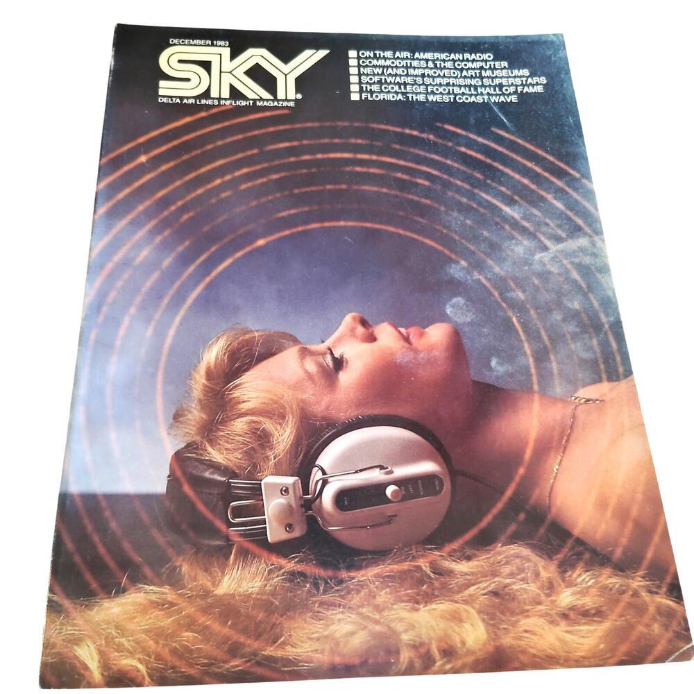 Delta SKY In-Flight Magazine - December 1983 - NCAA 1983 Hall of Fame Inductees